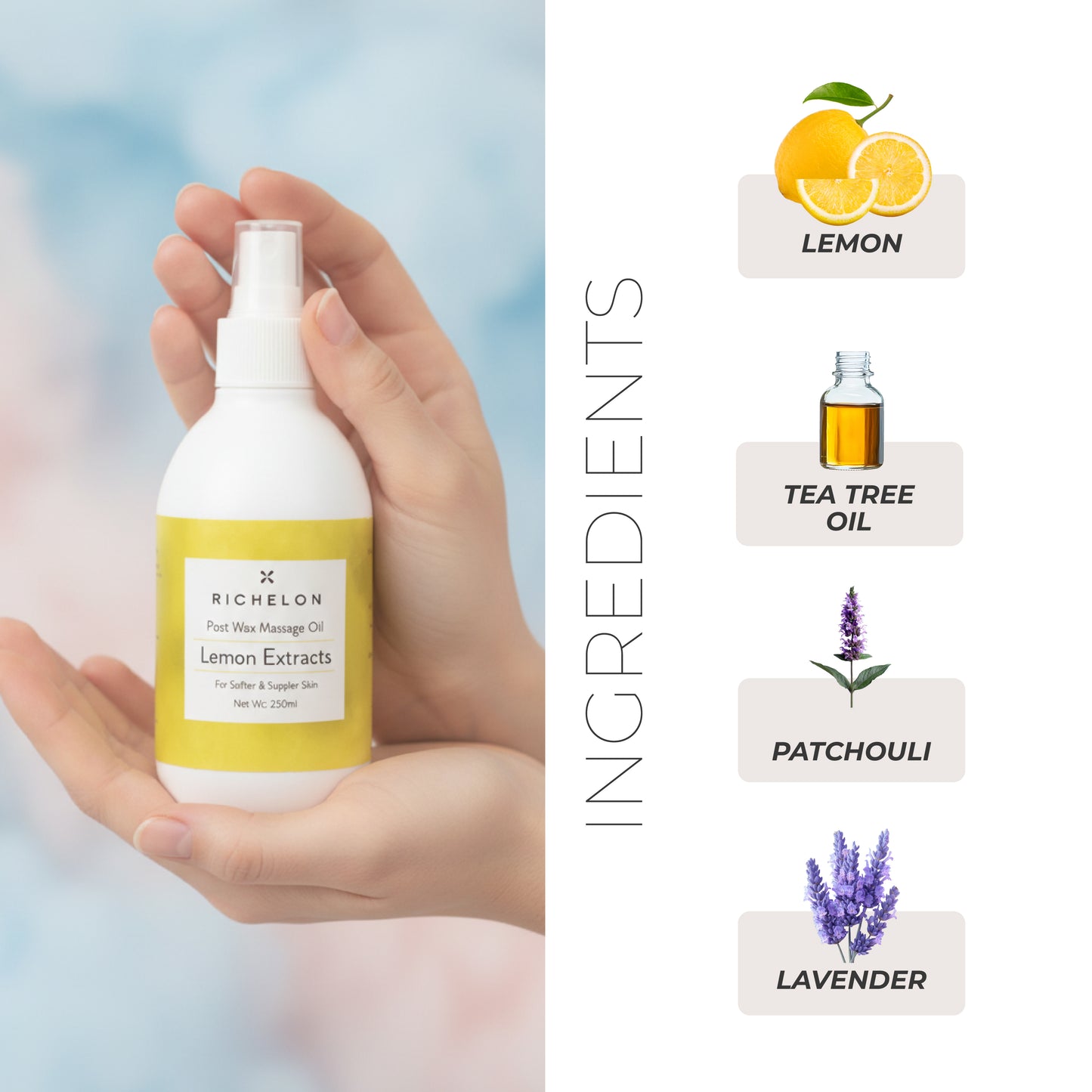 Lemon Post Wax Oil (250ml)