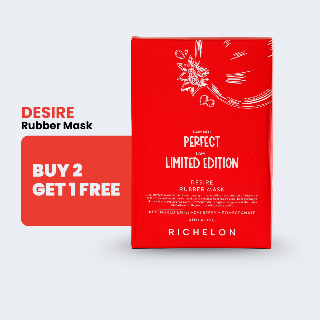 Desire Acai Berry and Pomegranate Rubber Masks