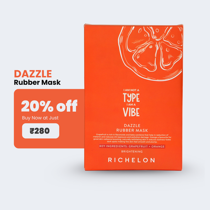 Dazzle Grapefruit & Orange Rubber Masks