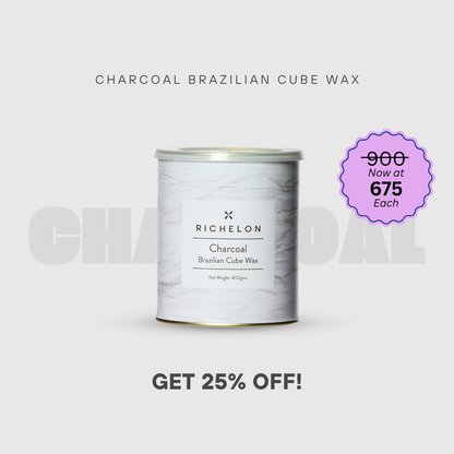 Charcoal Brazilian Cube Wax (400g)