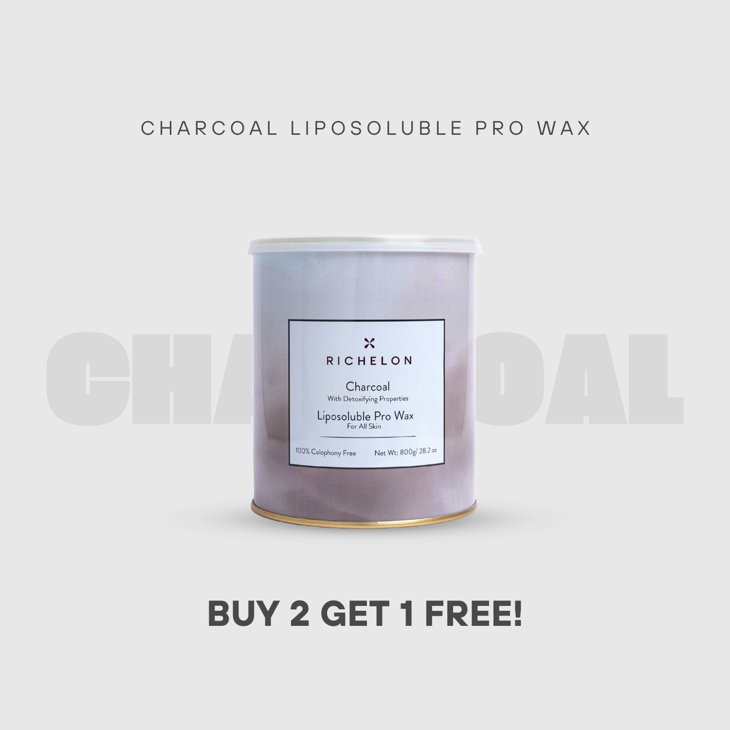 Charcoal Liposoluble Pro Wax (800g)
