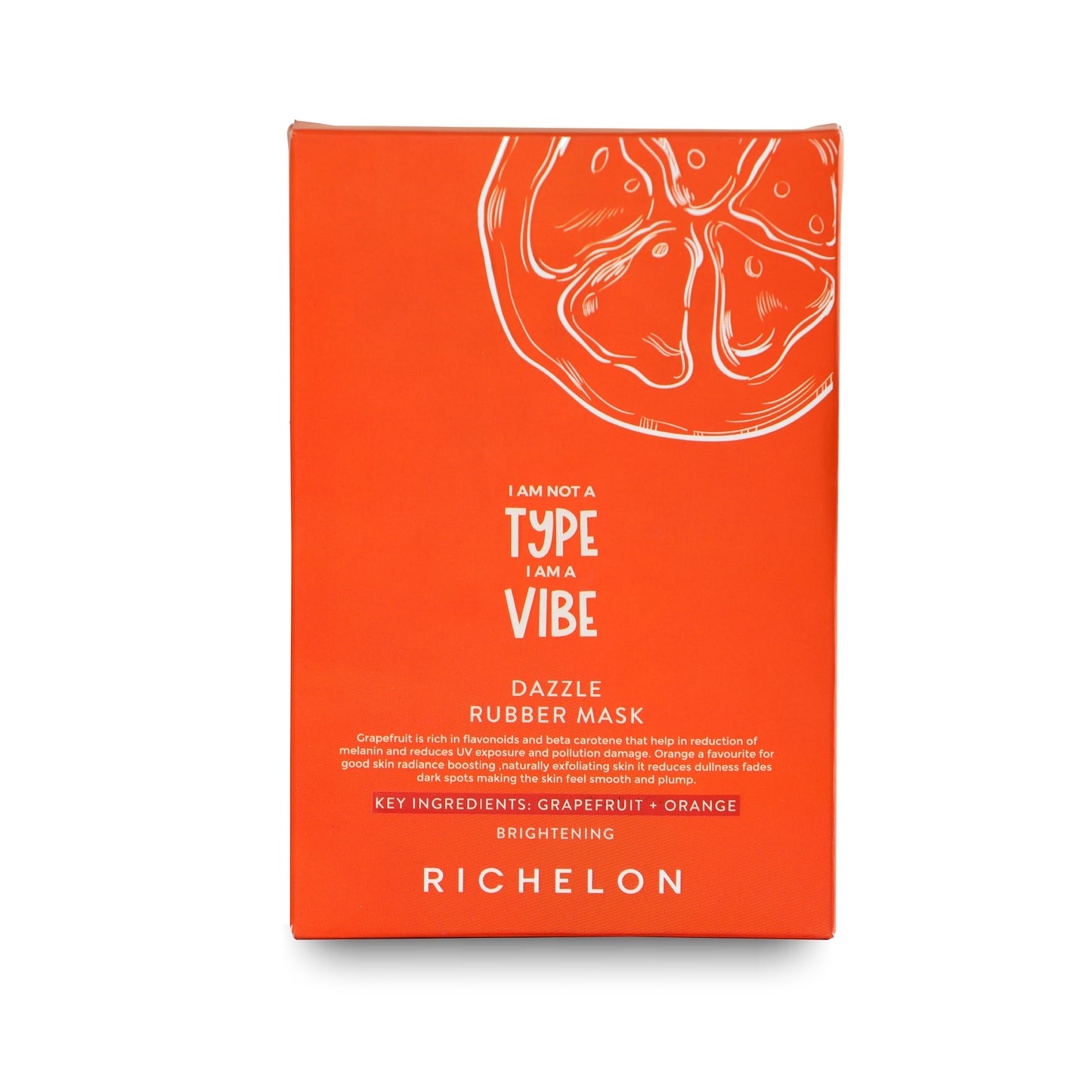 Dazzle Grapefruit & Orange Rubber Masks