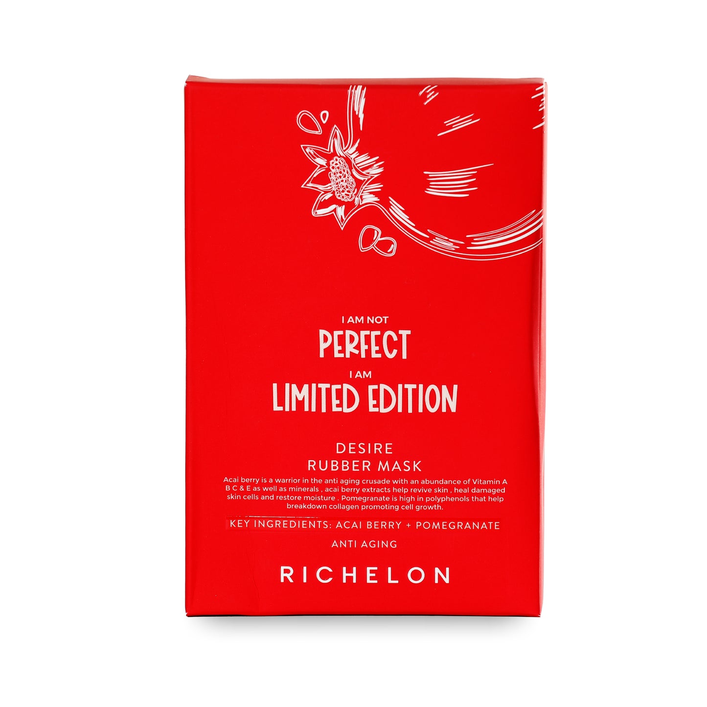 Desire Acai Berry and Pomegranate Rubber Masks