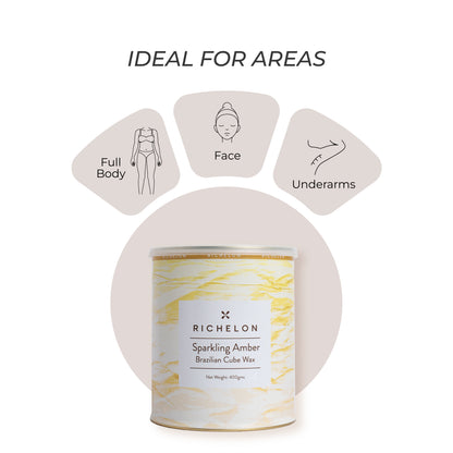 Sparkling Amber Brazilian Cube Wax