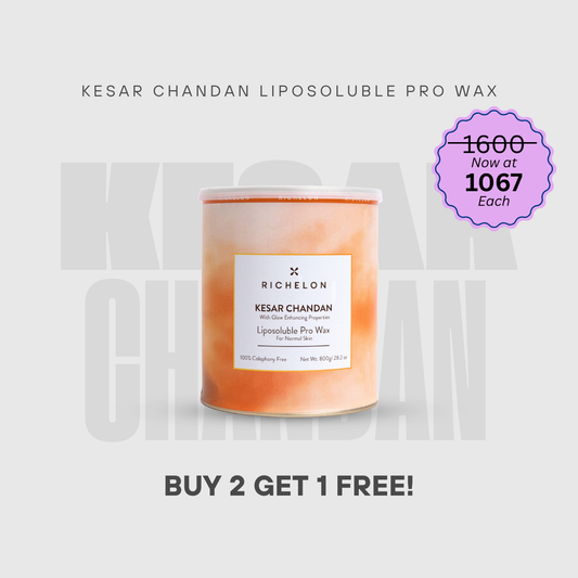 Kesar Chandan Liposoluble Pro Wax (800g)
