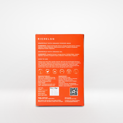 Dazzle Grapefruit & Orange Rubber Masks