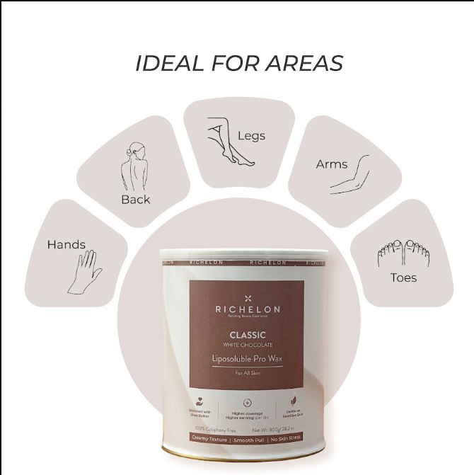Classic White Chocolate Liposoluble Pro Wax (800g)