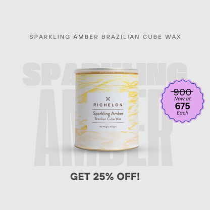 Sparkling Amber Brazilian Cube Wax (400g)