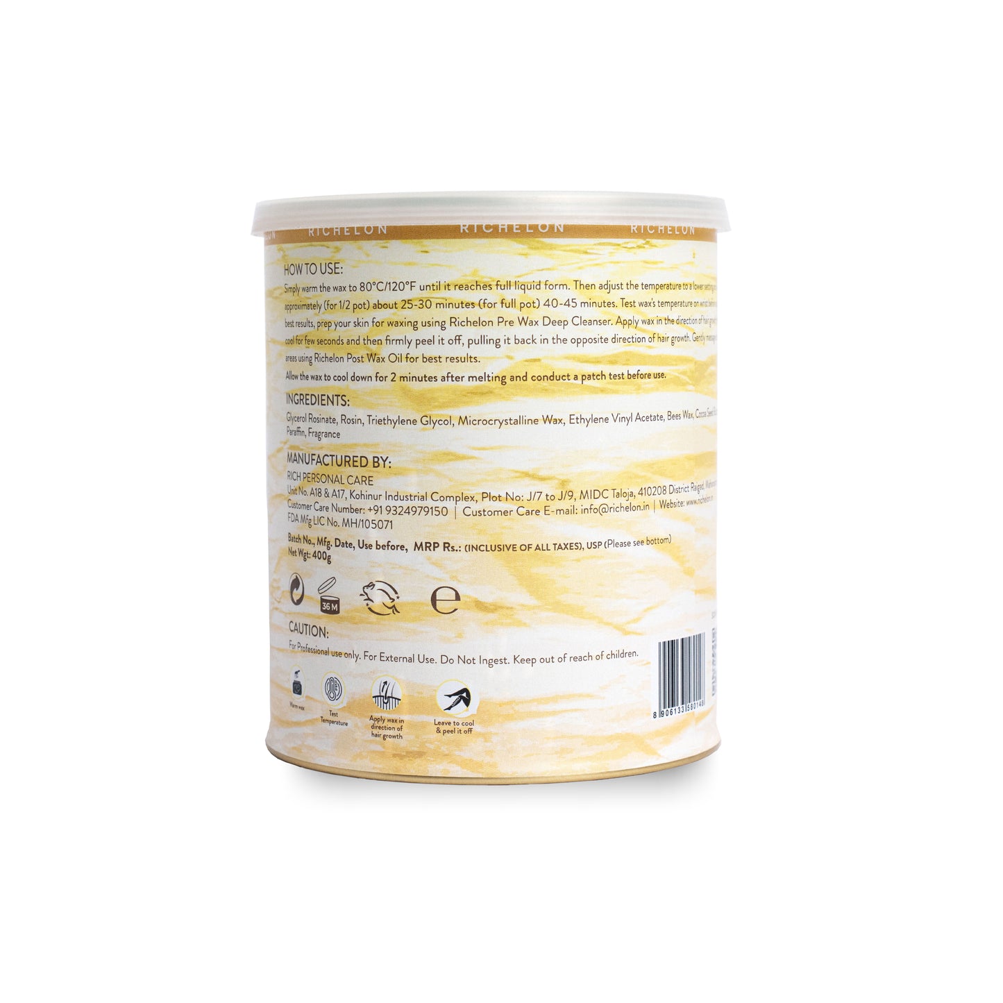 Sparkling Amber Brazilian Cube Wax