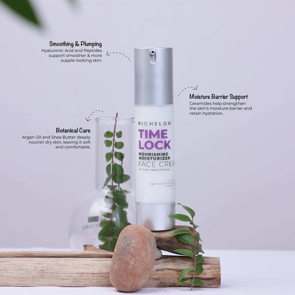Richelon Time Lock Nourishing Face Moisturiser for Dry Skin