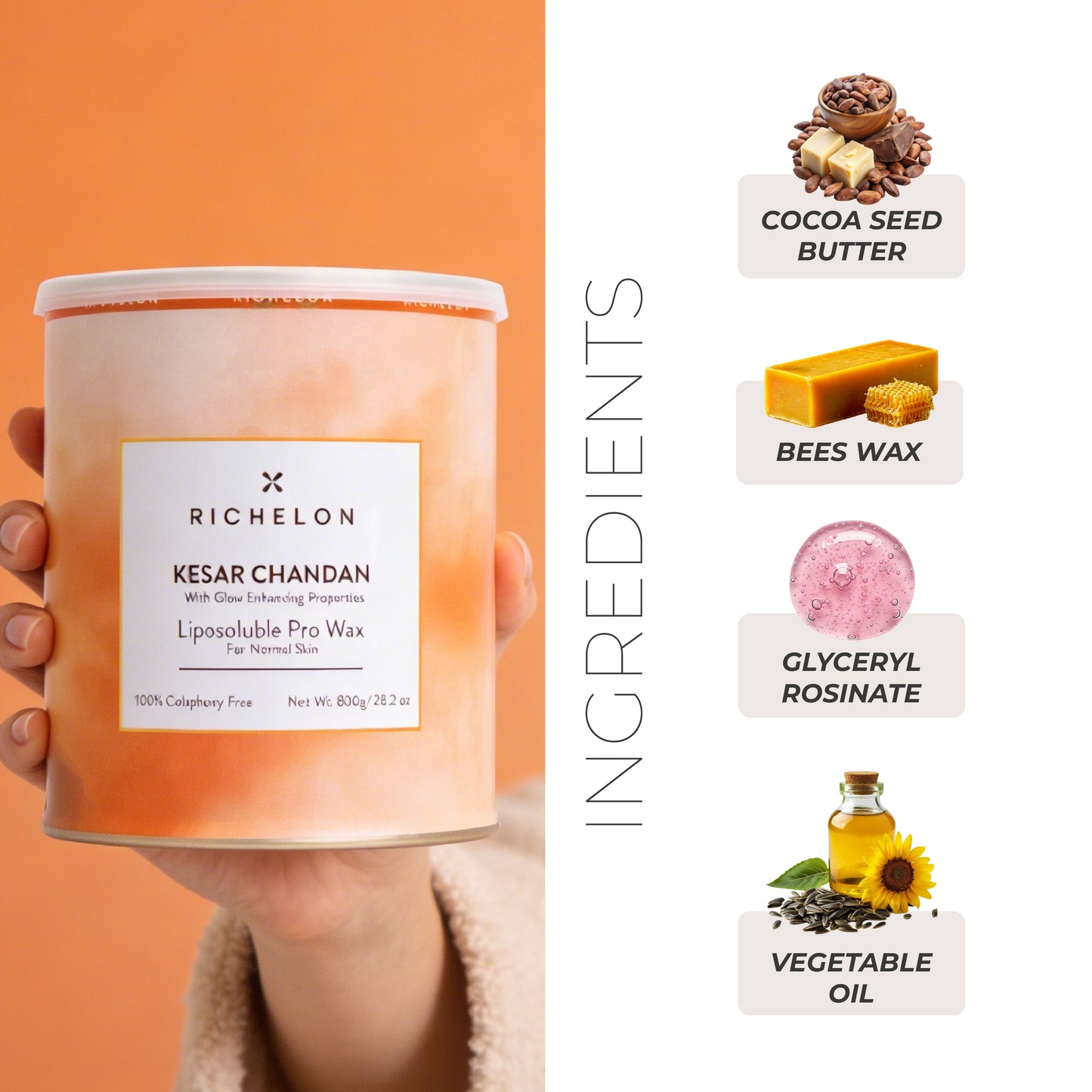 Kesar Chandan Liposoluble Pro Wax