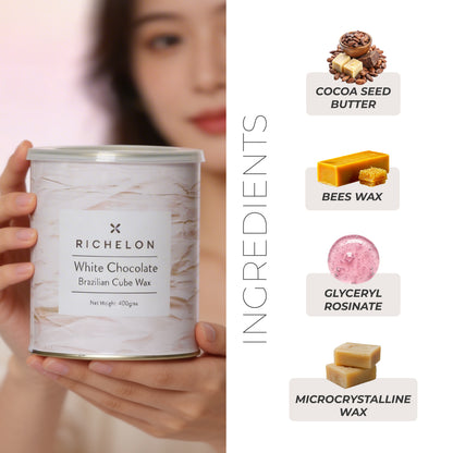 White Chocolate Brazilian Cube Wax