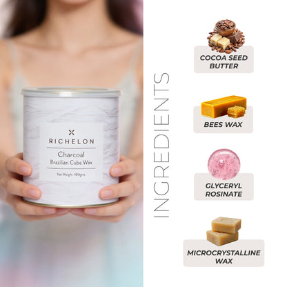 Charcoal Brazilian Cube Wax