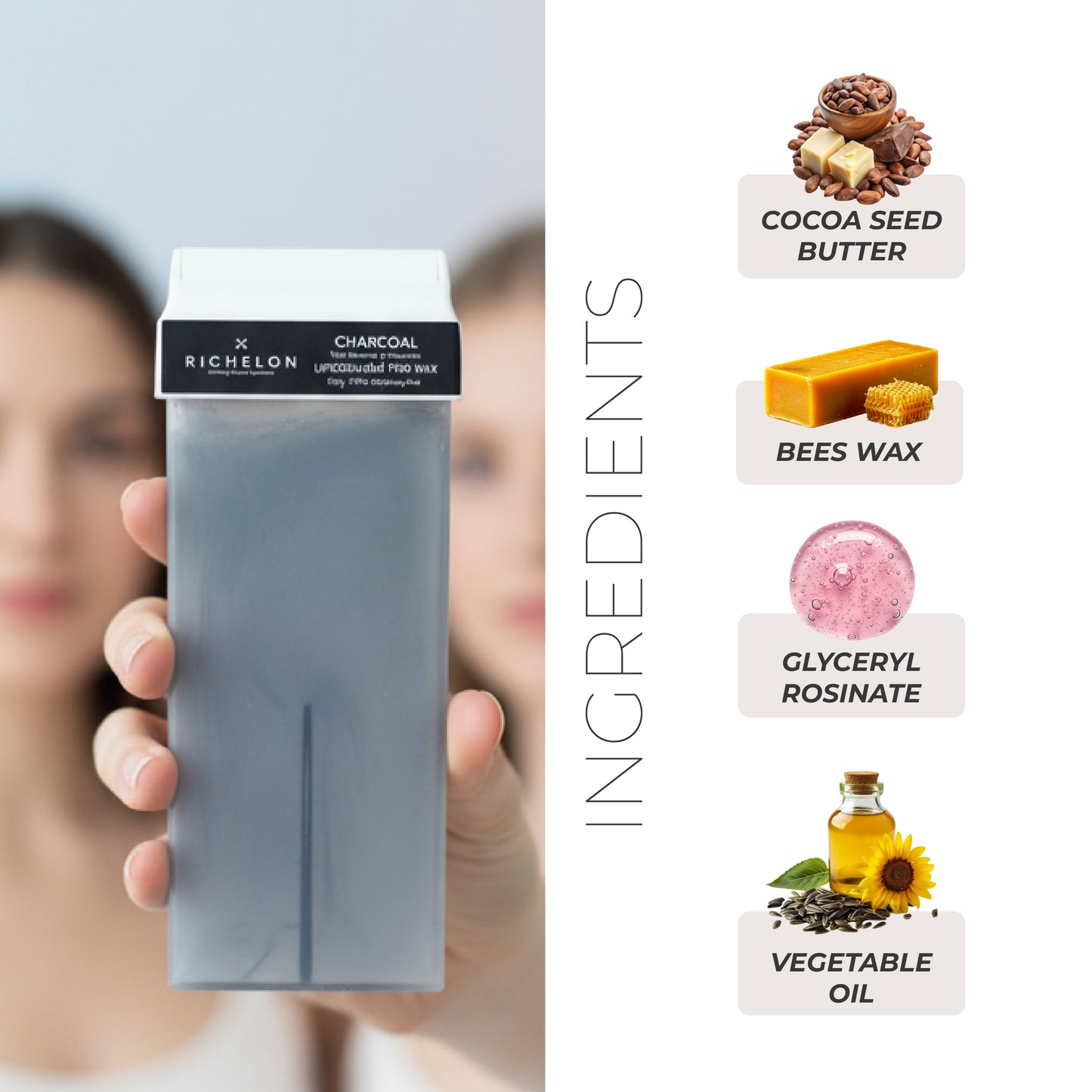 Charcoal Liposoluble Cartridge Wax