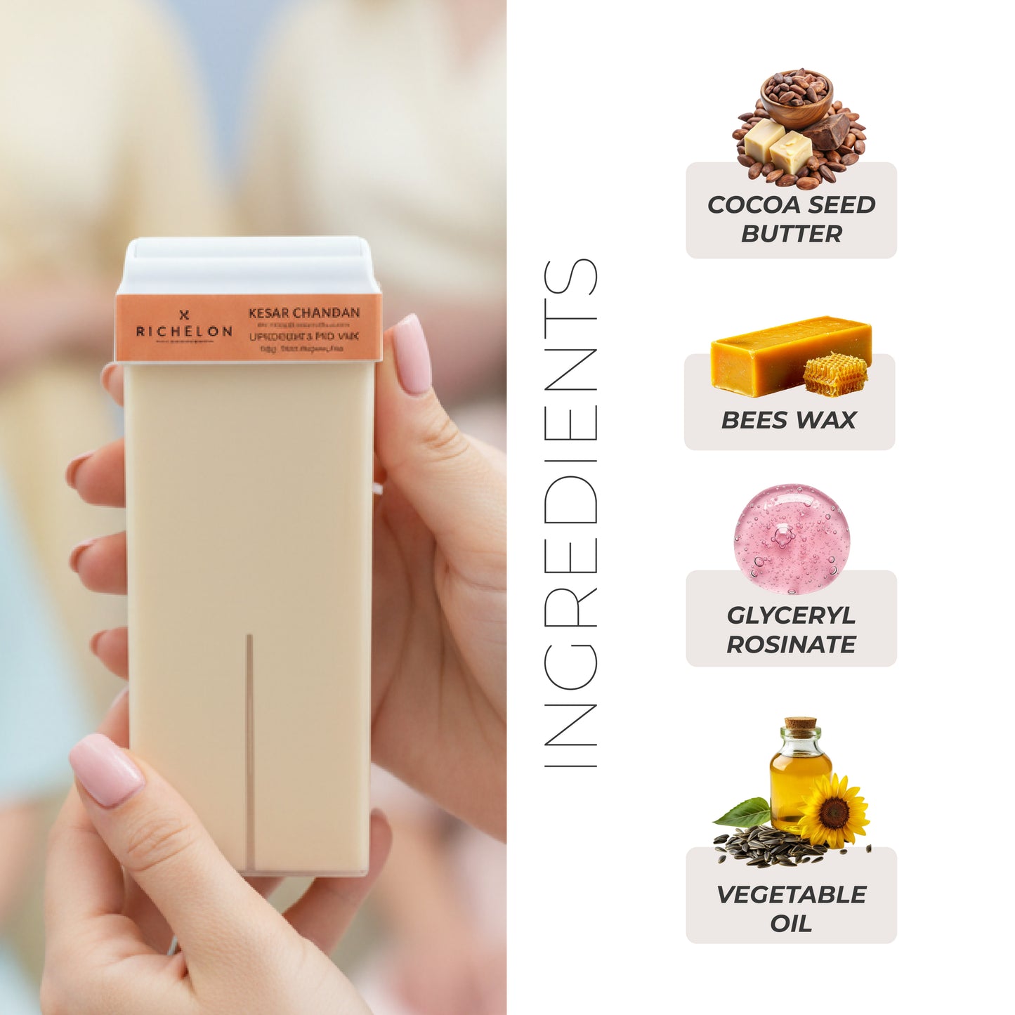 Kesar Chandan Liposoluble Cartridge Wax