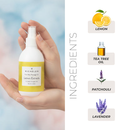 Lemon Post Wax Oil (250ml)