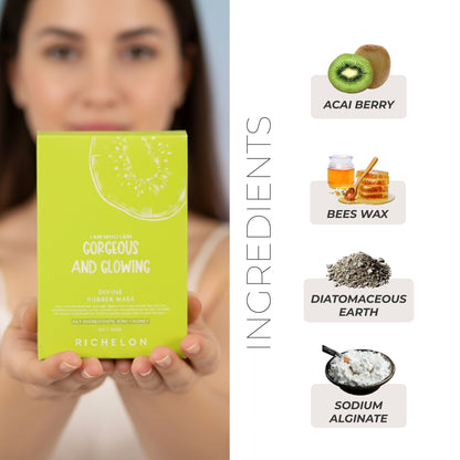 Divine Kiwi & Honey Rubber Masks