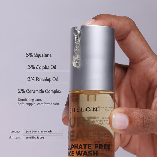 Richelon Pure Peace Sulphate-Free Face Wash for Gentle Daily Cleansing